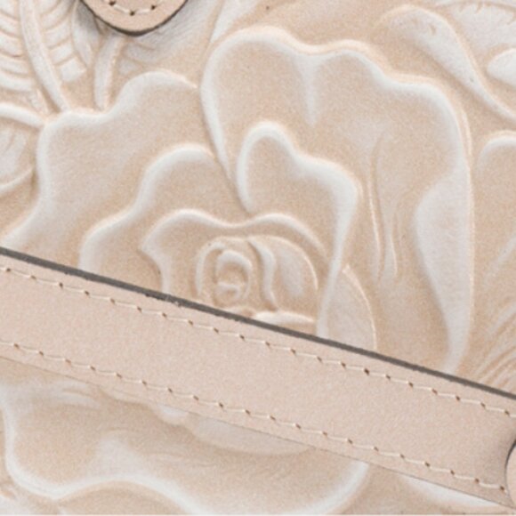 PATRICIA NASH Leather Genovese Satchel With Crossbody Strap - Picture 2 of 4